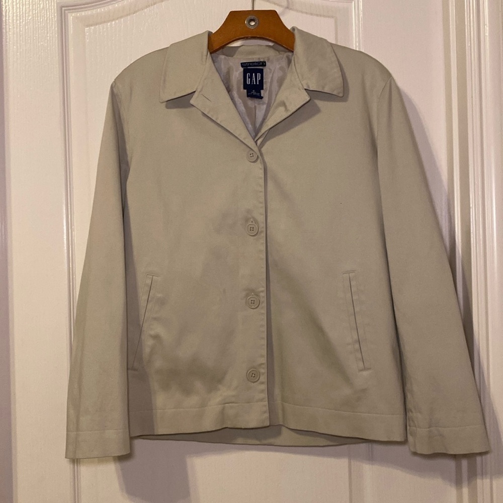 Gap Vintage Women’s Beige / Tan Blazer Suit Jacket Separate Size 6 EUC